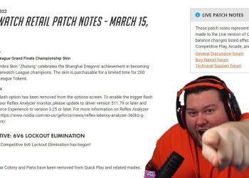 THE PATCH NOTES WE'VE ALL BEEN WAITING FOR