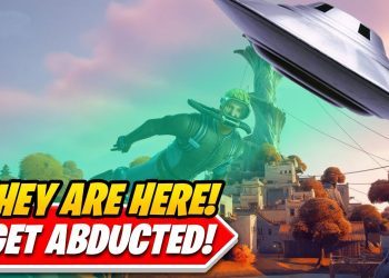 THEY ARE HERE! How To Get ABDUCTED BY ALIENS In Fortnite! (#Shorts)