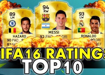 TOP 10 MEJORES JUGADORES DE FIFA 16 / ULTIMATE TEAM RATINGS OFICIALES