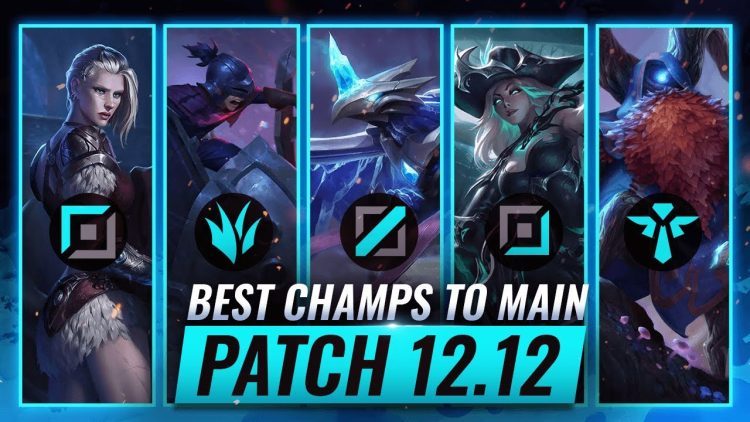 TOP 3 MAINS For EVERY ROLE on Patch 12.12 - League of Legends Season 12