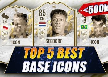 TOP 5 BASE ICONS UNDER 500k IN FIFA 22!