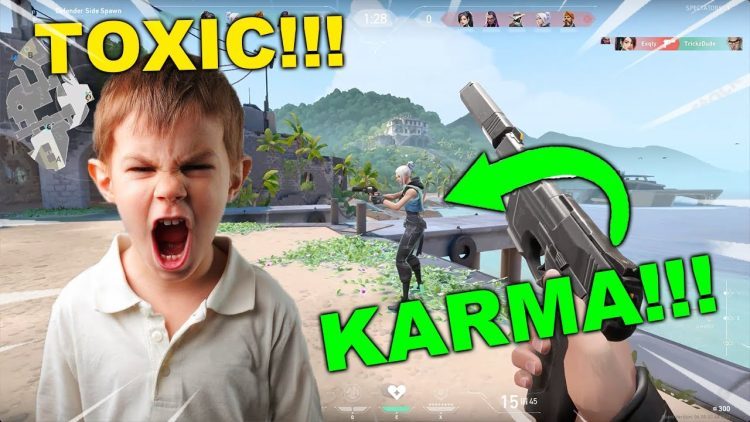 TOXIC KID GETS REKT - Valorant Funny Moments