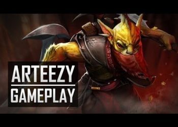 Team Secret Arteezy bounty hunter ranked gameplay(smurf 5.5k mmr +)