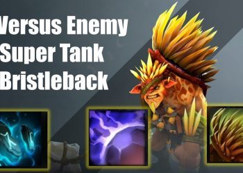 Team fight vs super tank enemy Bristleback - Dota2 Wombo Combo Ability Draft Highlights