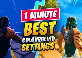 The BEST COLORBLIND SETTINGS You NEED TO USE In Season 7 (Fortnite Tips & Tricks #Shorts)