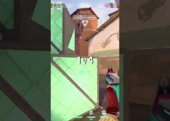 The CLEANEST Chamber 1v4 (Valorant) #Shorts