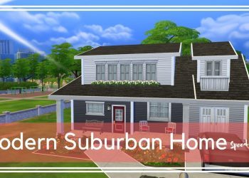 The Sims 4 Speed Build | Modern Family Home | Shroomy Sims
