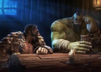 The first Horde Alliance team in the WoW