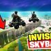 This INVISIBLE SKYBASE is Basically HACKING in Fortnite (banned?)