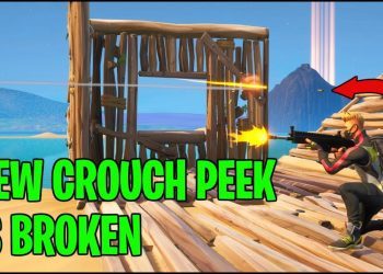This New Crouch Peek is Almost Cheating! (Fortnite Tips and Tricks)