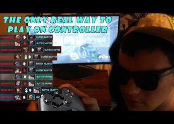 This is what happens when you invert your sticks on Overwatch
