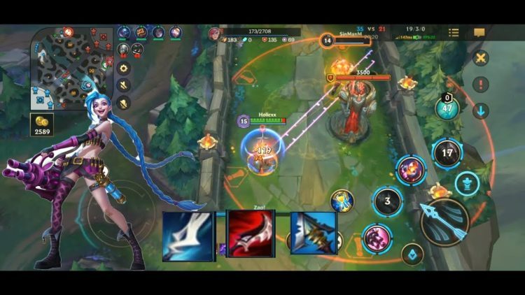 This jinx build made her a legit sniper (league of legends - Wildrift)