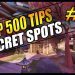 Top 500 Tips #3: SECRET SPOTS