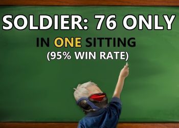 Unranked to GM: Soldier: 76 ONLY IN ONE SITTING | 95% Win rate | ONLY 1 LOSS