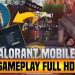 VAZOU VALORANT MOBILE GAMEPLAY FULL HD l CHARACTER SELECTION l HUD CONFIGURATION TEST ALPHA ANDROID