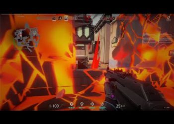 #Valorant Bind Map 1v3 #Clutch jett survive's Breach's fusion charge.#Jett #Vandal #Shorts