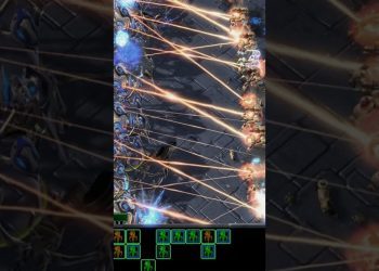 Who will win? 300 colossus vs 300 immortals starcraft 2 #shorts