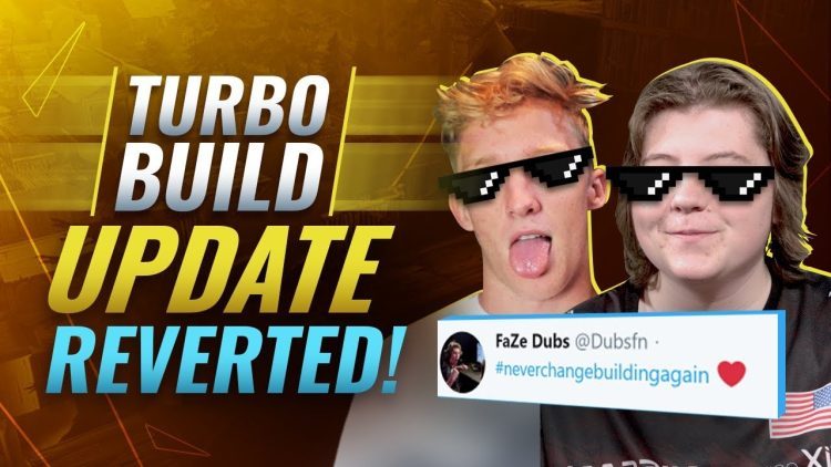 Why EPIC Reverted *TURBO BUILDING* in Fortnite - Updated Reverted