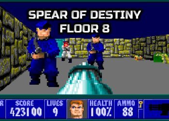 Wolfenstein 3D: Spear of Destiny / Floor 8 / PC Gameplay 4K