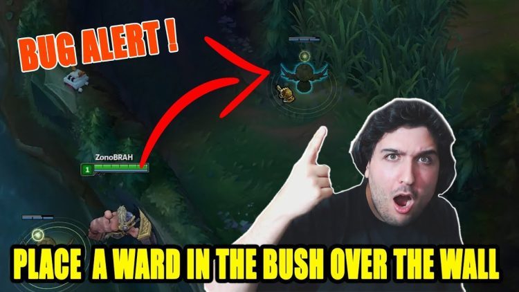 YOU CAN WARD HERE FROM THERE?! League of Legends Bug
