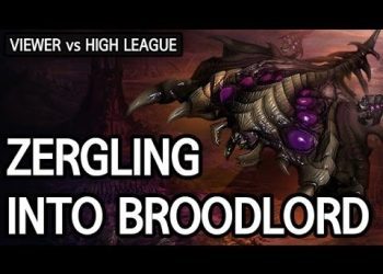 Zergling into Broodlord vs Protoss l StarCraft 2: Legacy of the Void l Crank
