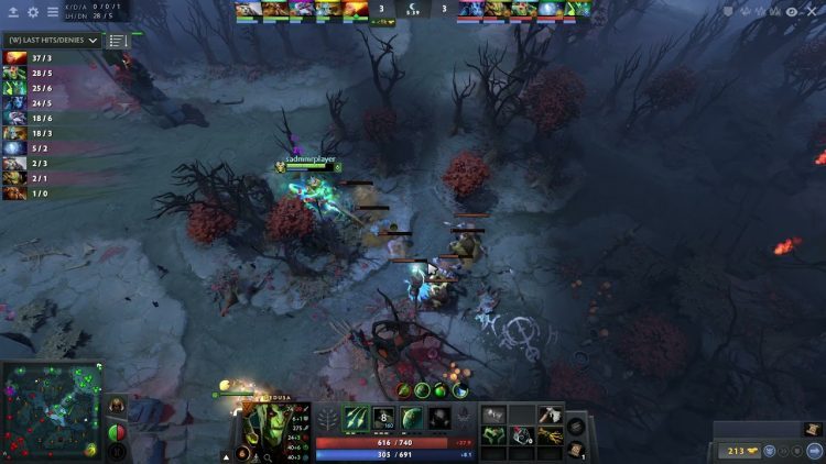 gpk Medusa Mid vs. Lina - Dota 2 Pros Laning