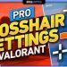 how to get a nice crosshair in valorant