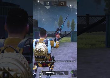 m24 plugged in best flying shot Pubg #shorts