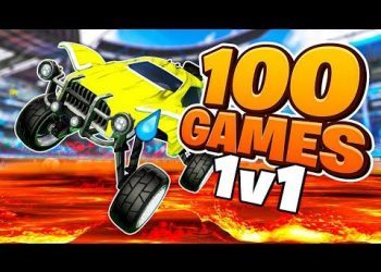 100 Games Of NOTHING BUT RANKED 1s | The ULTIMATE 1v1 Guide Rocket League
