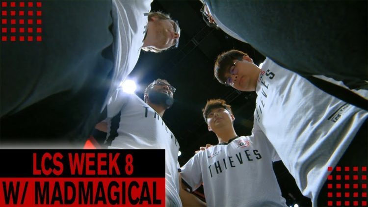 100 Thieves Close in on Playoffs, Cloud9 Subs Out Sneaky | LCS Week 8 w/ MadMagical