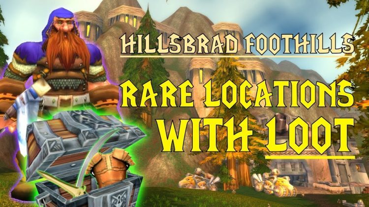 WoW Classic - Rare Mob Locations + UNIQUE LOOT - Hillsbrad Foothills