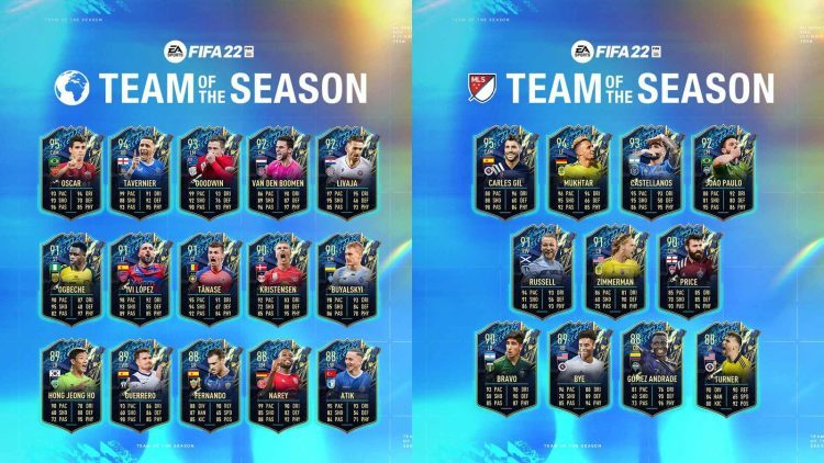 FIFA 22: RDW TOTS and MLS TOTS