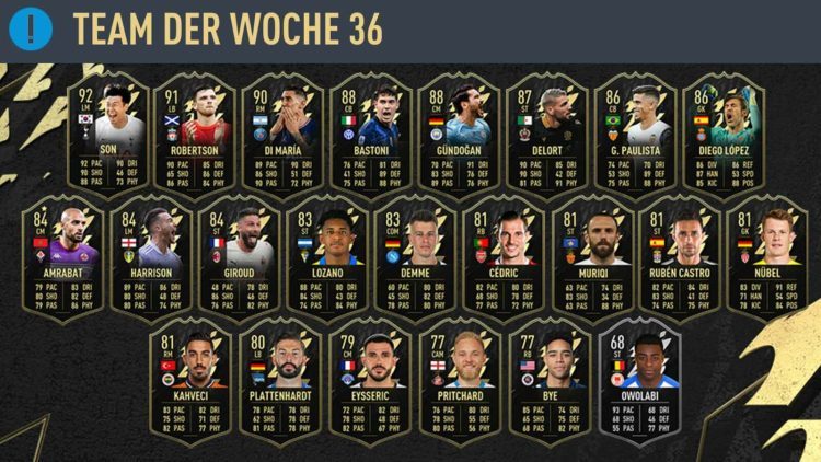 FIFA 22 TOTW 36: Heung Min Son, Robertson
