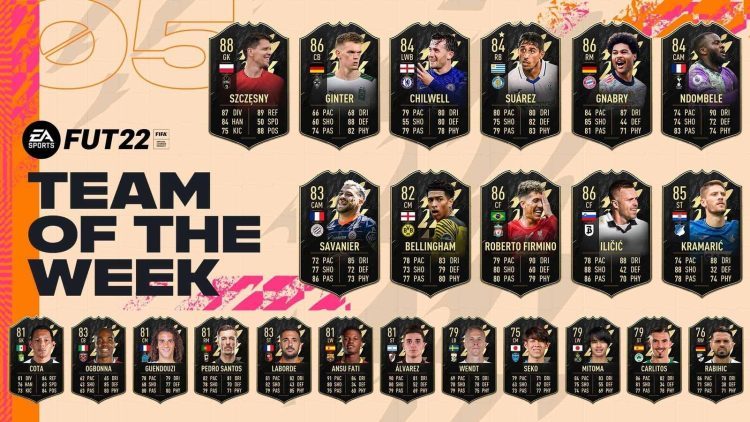 FIFA 22 TOTW 5 delivers many strong Bundesliga cards in Team of the Week – eSportsNews eSports FIFA