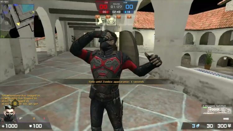 Counter-Strike Nexon: - Studio Zombie Hero Mod Online Gameplay on Hacienta Map