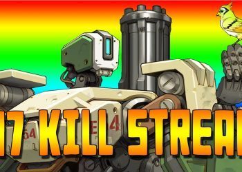 17 KILL STREAK WITH BASTION | OVERWATCH FUNNY GAMEPLAY
