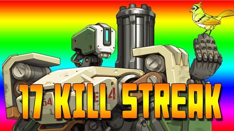 17 KILL STREAK WITH BASTION | OVERWATCH FUNNY GAMEPLAY