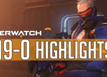 19-0 Soldier 76 Gameplay | Overwatch Beta