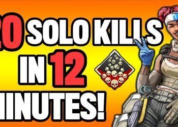 20 SOLO KILLS IN 12 MINUTES! (Apex Legends PS4)
