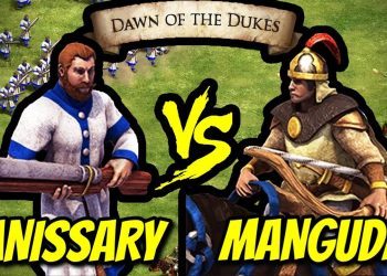 200 Elite Janissaries vs 192 Elite Mangudai (Total Resources) | AoE II: Definitive Edition