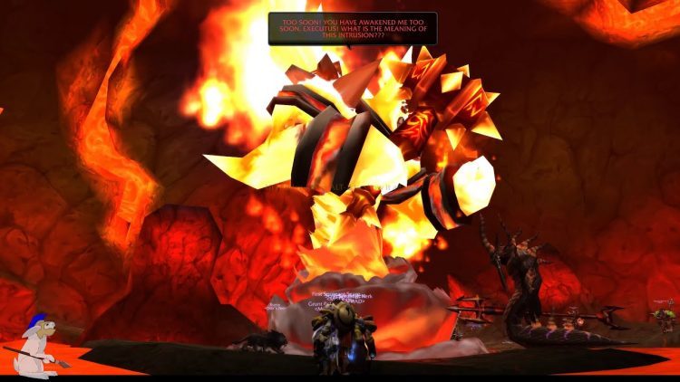 2019 WoW Classic First Ragnarose Fight