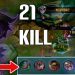 21 KILLS + MANIAC | DYRROTH OVER POWERED BUILD | BEST BUILD2022 | MLBB