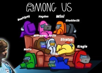 500 IQ Among Us plays with Overwatch streamers
