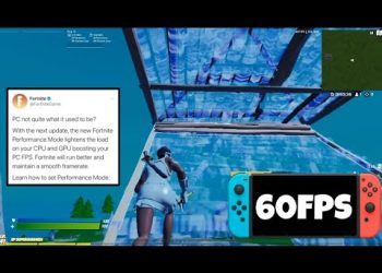 60FPS on Nintendo Switch is POSSIBLE with *NEW* Performance Mode in Fortnite!