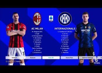 AC MILAN VS INTER MILAN eFootball PES 2021 SEASON UPDATE WINTER 2022 PS4