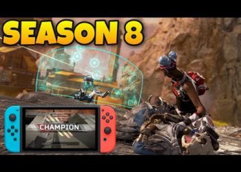 Apex Legends Nintendo Switch Gameplay! My FIRST win in Season 8!