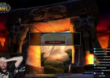 Asmongold gets Disconnected, Freaks out at queue times! (classic WoW first day stream highlights)