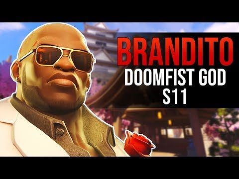 BRANDITO DOOMFIST GOD TOP38 (OVERWATCH, HANAMURA, S11, TOP500)