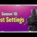 Best Console Settings for Season 10 | Fortnite PS4 Best Settings