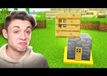 Building a Minecraft House INSIDE a CURSED BLOCK!